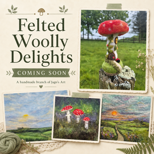 Introducing Felted Woolly Delights: A New Branch of the Jagos Art Tree