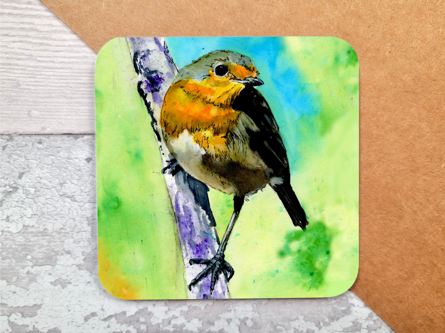 Robin Table Coaster